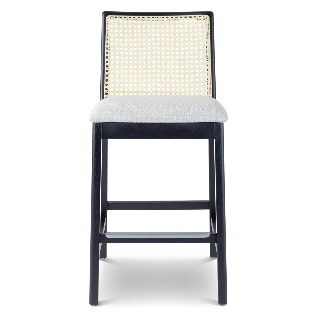 Nardia Cane Counter Stool Ebano, Harvest Natural, Counter Height by Urbia - product view