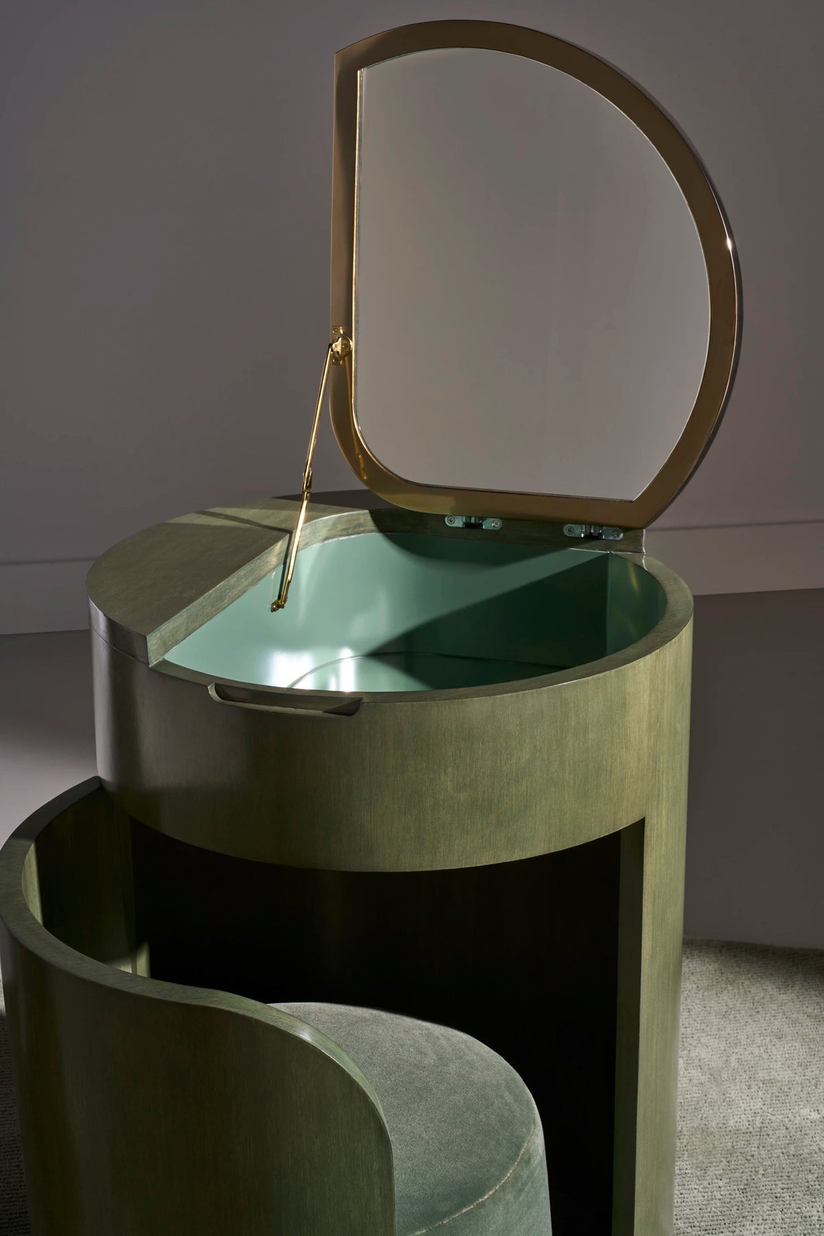Absinthe Vanity Verdigris Swirl Desk 22" by Caracole - view 4