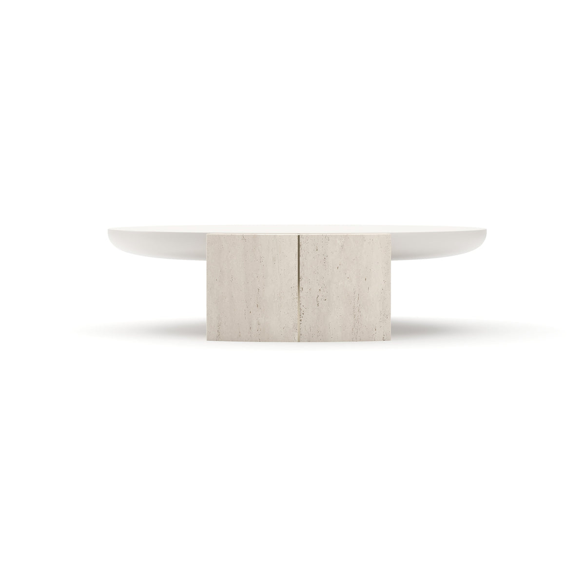 Overlap Round Cocktail Table 48" by Caracole - view 5