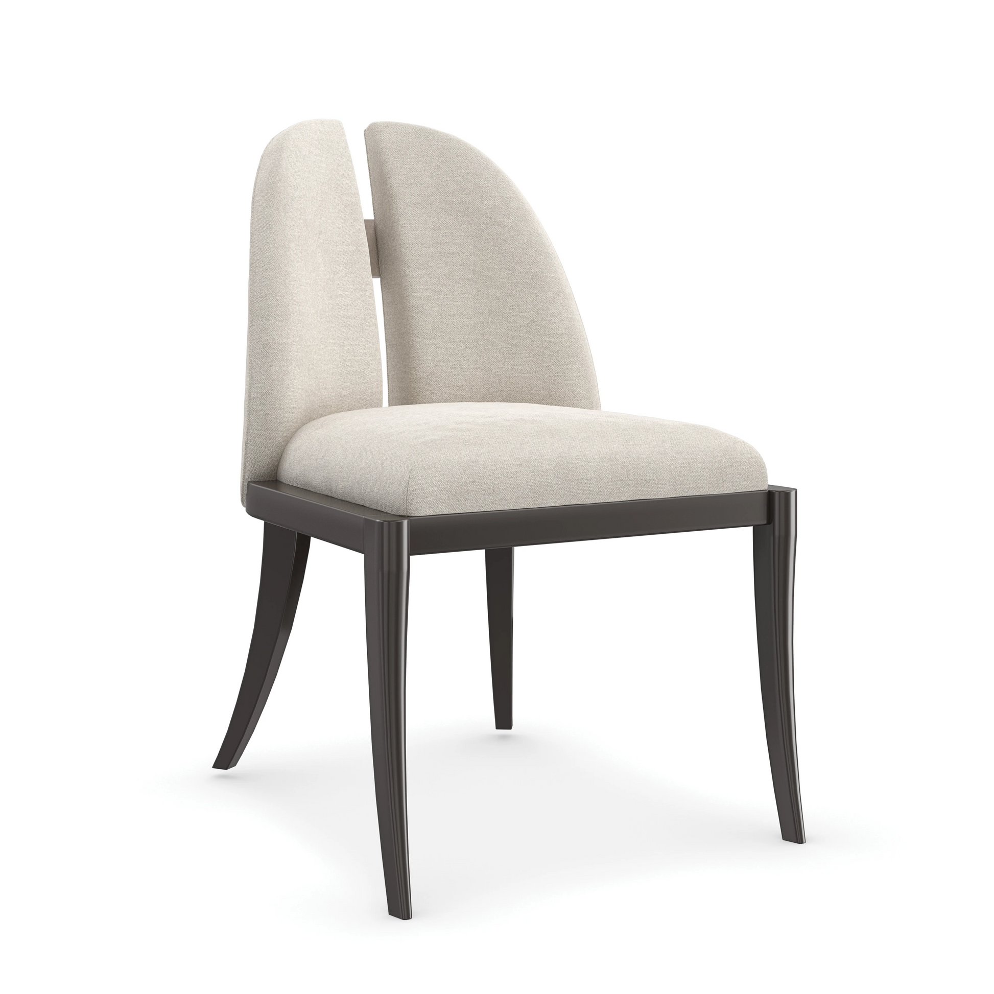 Cameo-Ivory Dark Chocolate Dining Chair 22" by Caracole - view 4