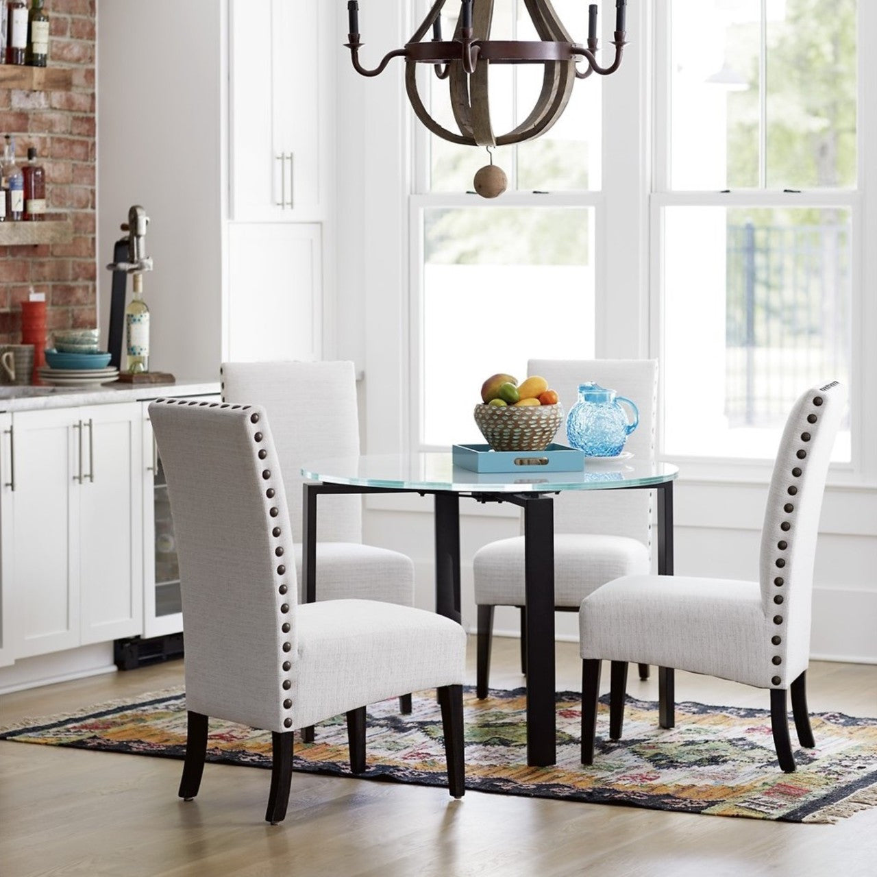 Addison Nailhead Upholstered Side Chairs