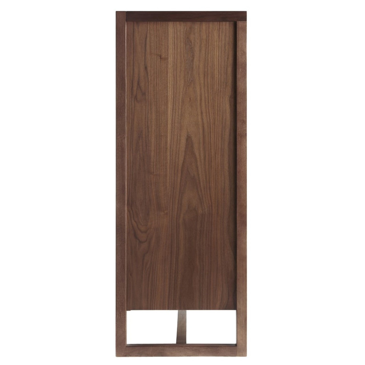 Urban Modern Walnut 5 Drawers Tall Chest 40"