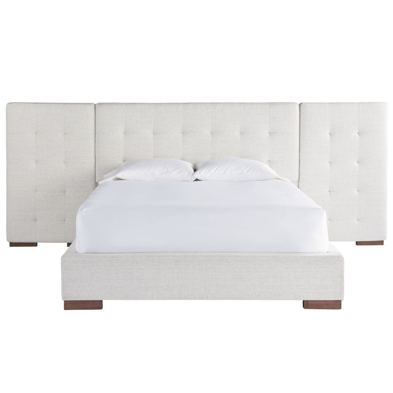 Brooklyn Extended Panel Box-Tufted Queen Upholstered Bed