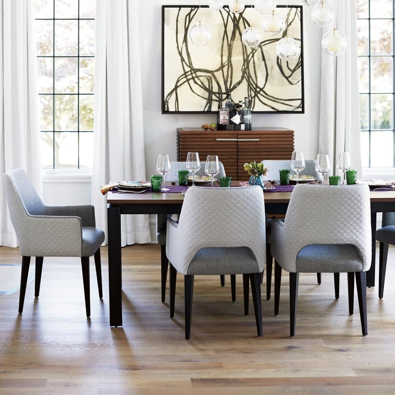 Urban Modern Marble Top Bar Cabinets