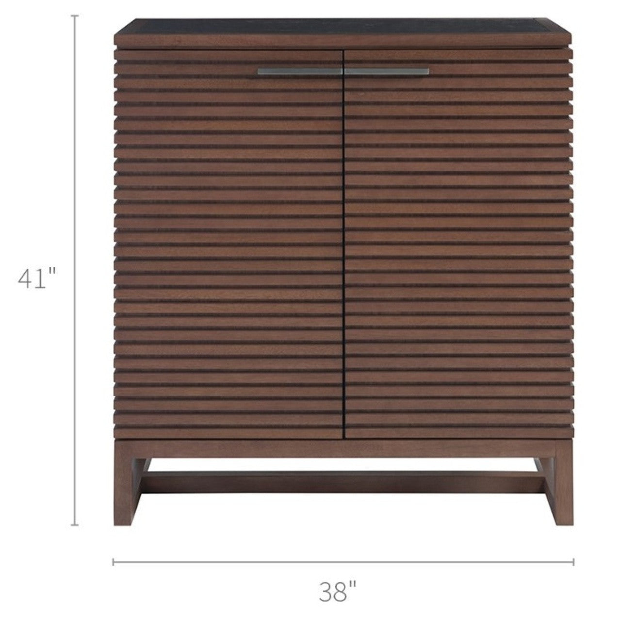 Urban Modern Marble Top Bar Cabinets