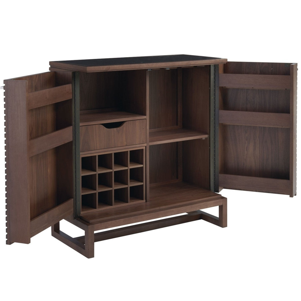 Urban Modern Marble Top Wine Bar Cabinets