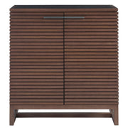 Urban Modern Marble Top Bar Cabinet