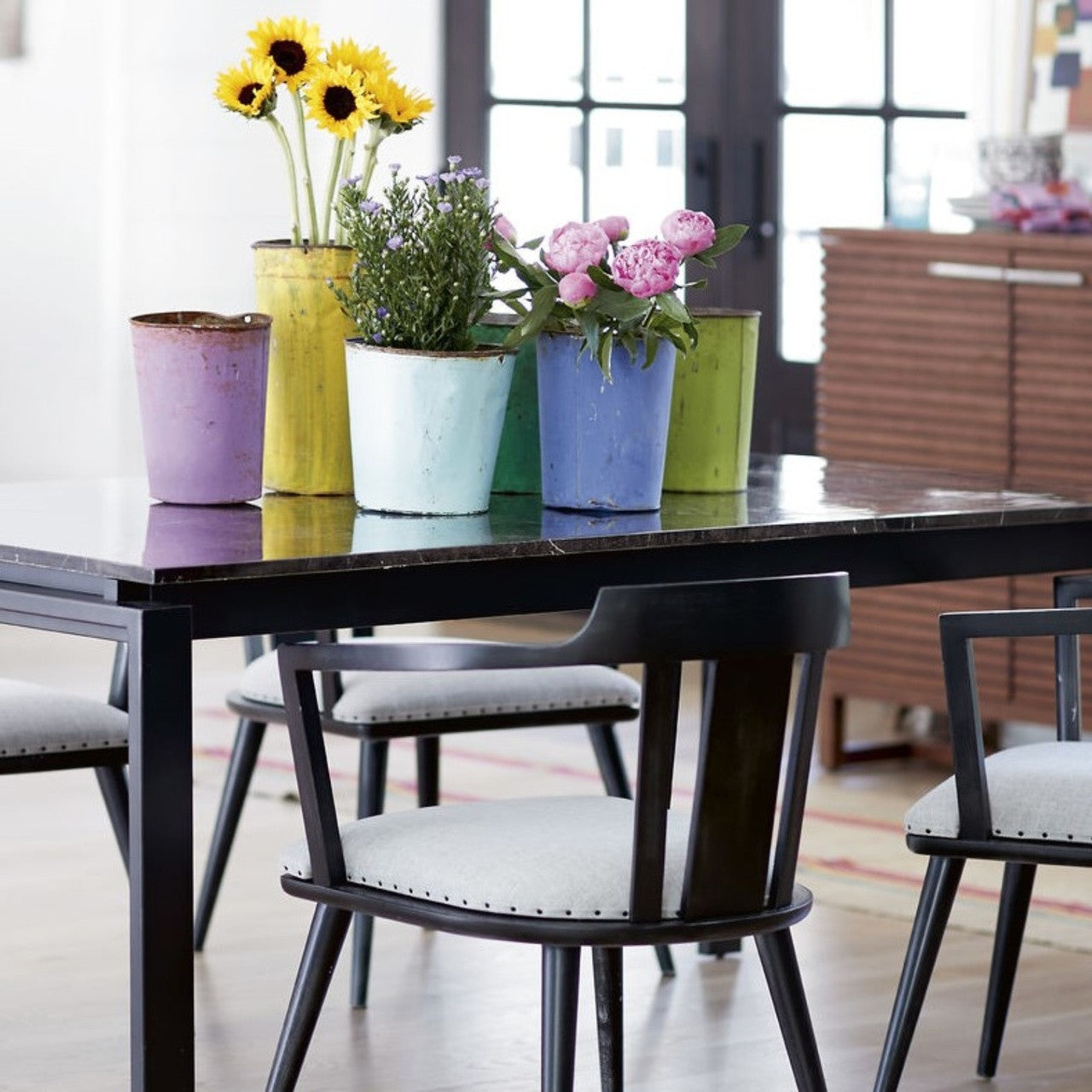 Urban Modern Marble Top Bar Cabinets