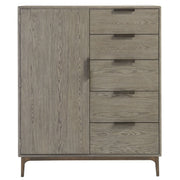 Gabby Modern Oak 5-Drawers Wardrobe Chest 42"