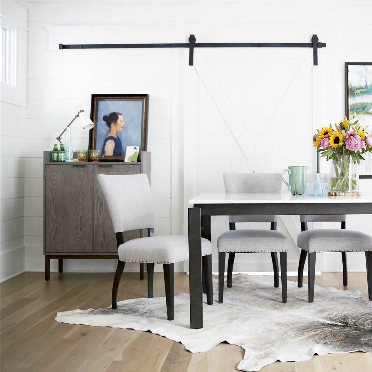 Gabby Modern Oak Wood Bar Cabinets with Doors