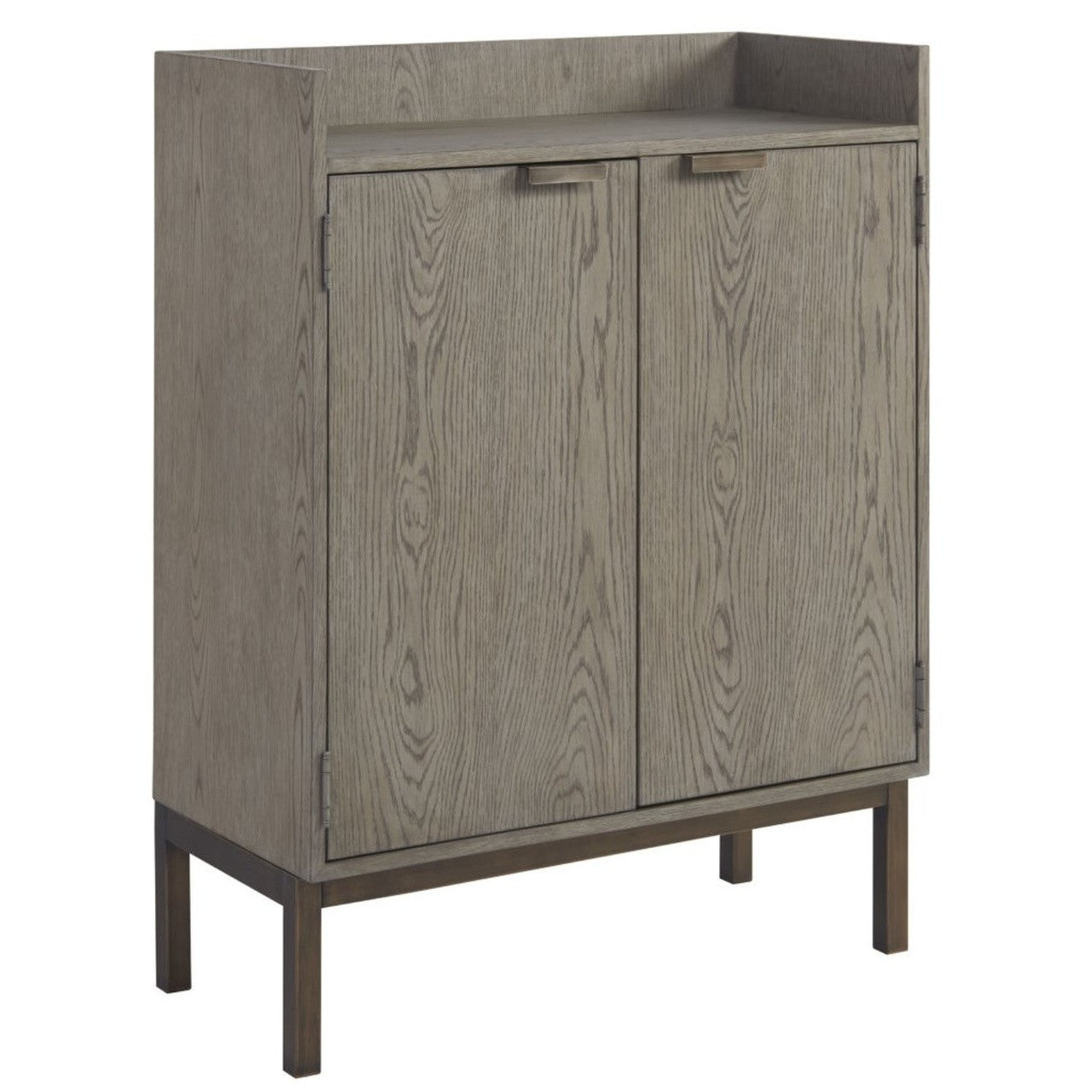 Gabby Modern Oak 2-Door Bar Cabinet