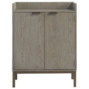 Gabby Modern Oak 2-Door Small Bar Cabinet