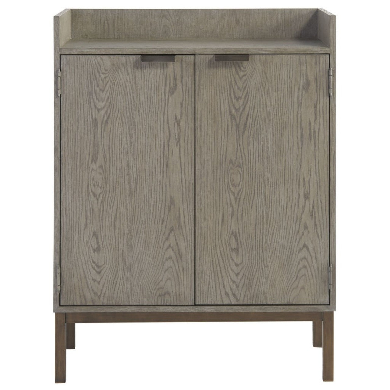 Gabby Modern Oak 2-Door Small Bar Cabinet