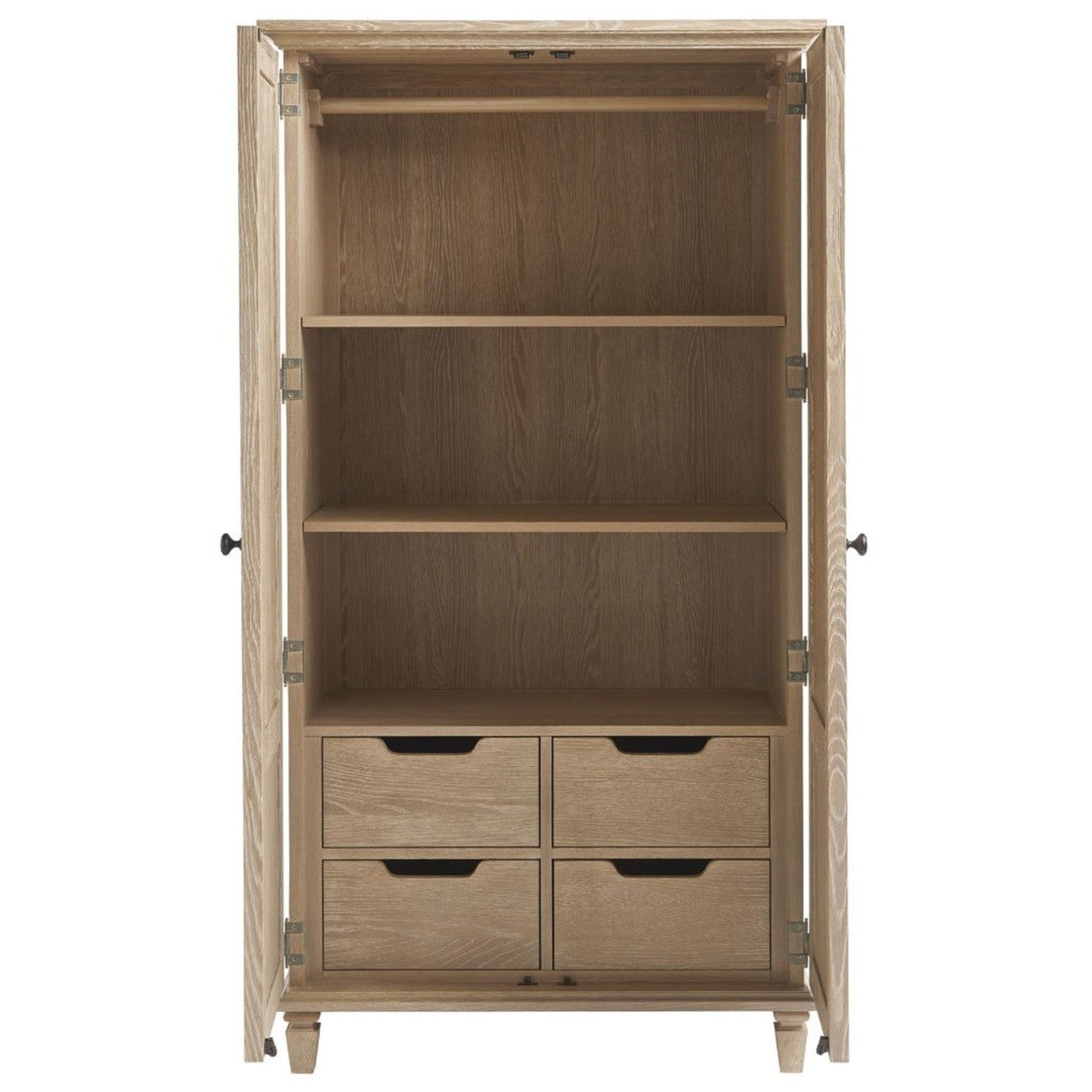 Antibes Rattan 2 Door Wardrobe Armoire