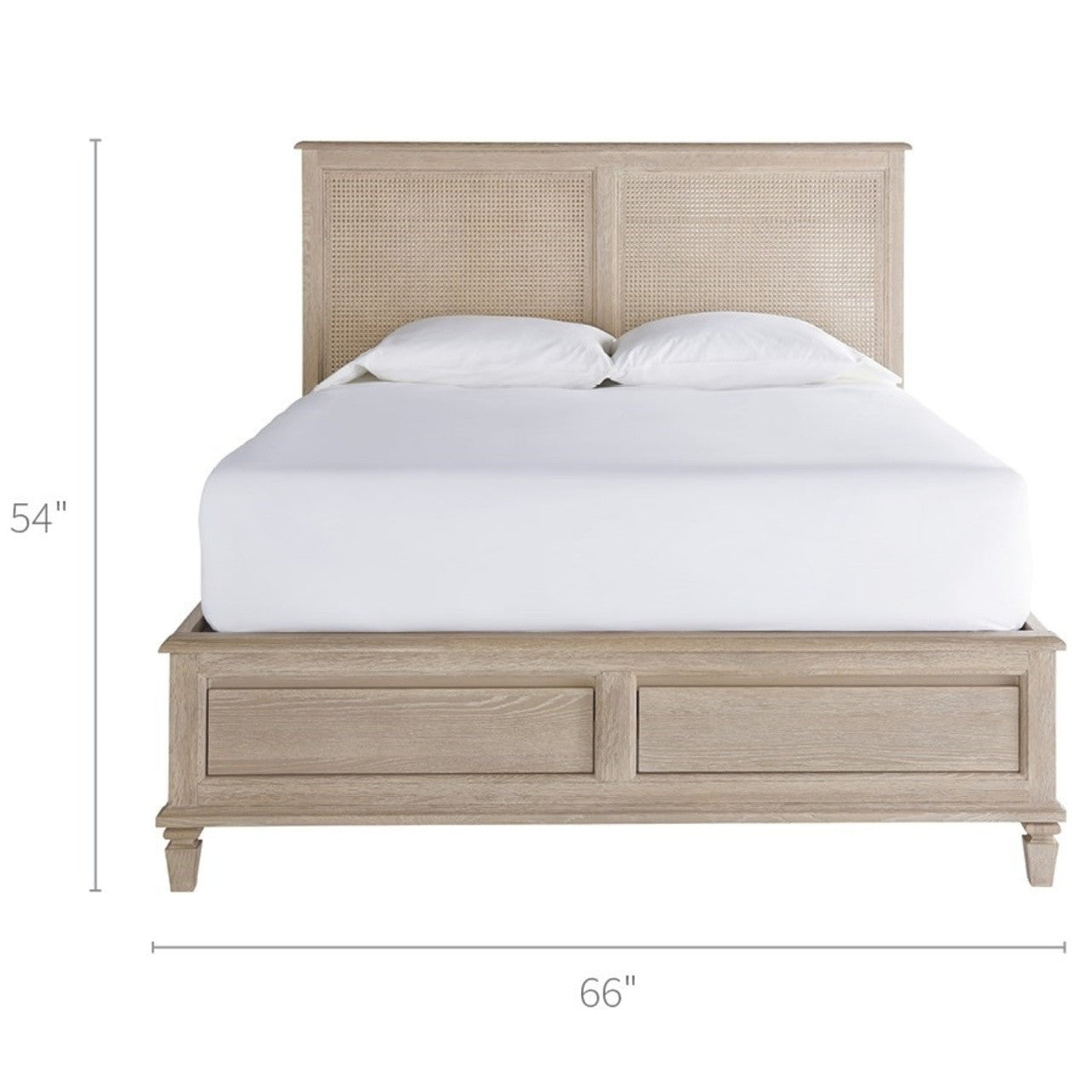 Antibes Rattan Headboard Queen Storage Beds