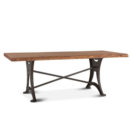 Organic Forge 72" Dining Table in Raw Walnut