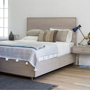 Urban Modern Mist Gray King Platform Storage Bed Frame