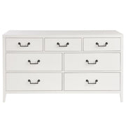 Boho Chic Modern 7-Drawers White Dresser 62"