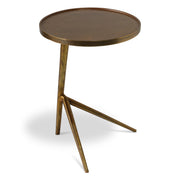 Leo End Table Antique Brass, 22.5" by Urbia - product view