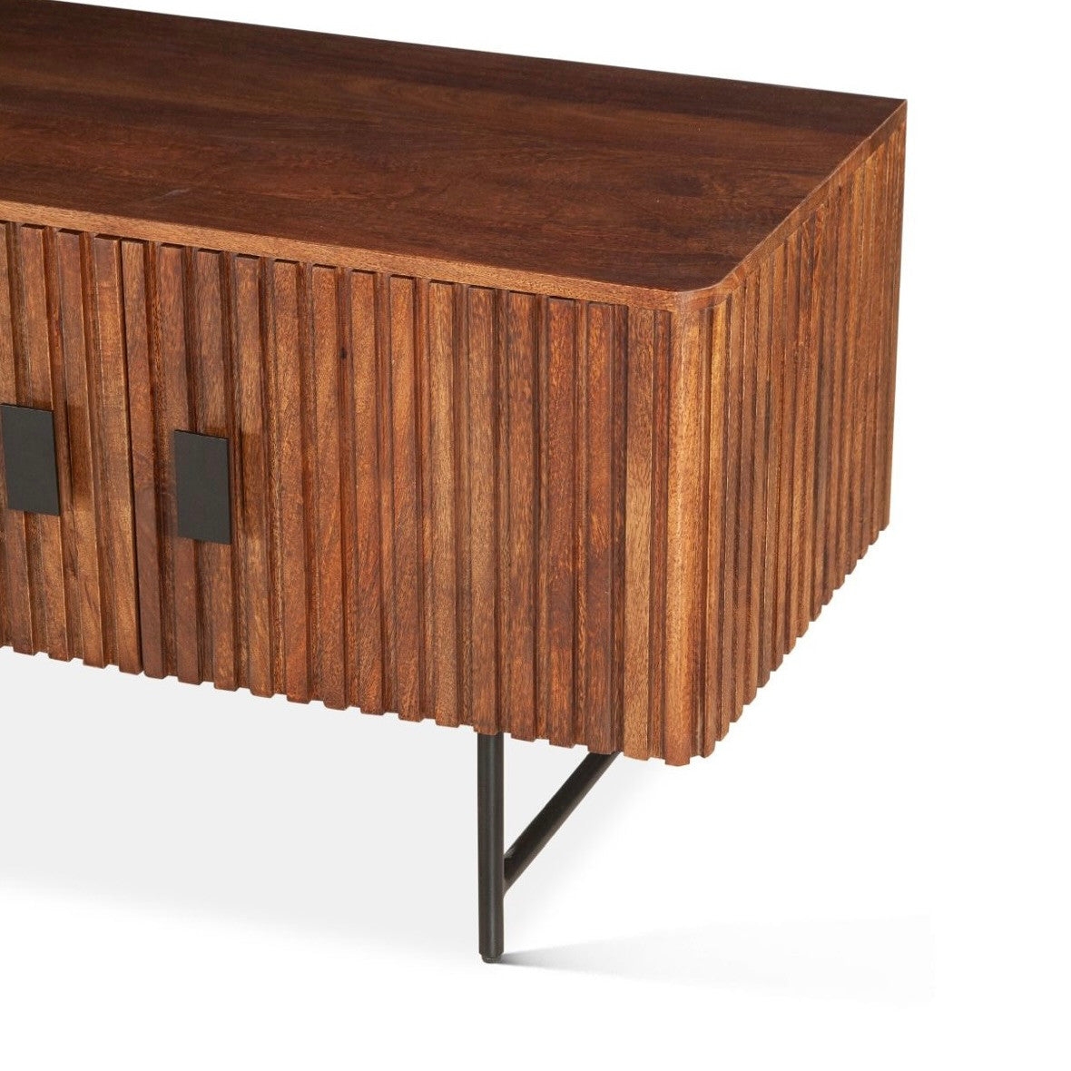 Valor 98" Plasma Cabinet  Pecan Brown