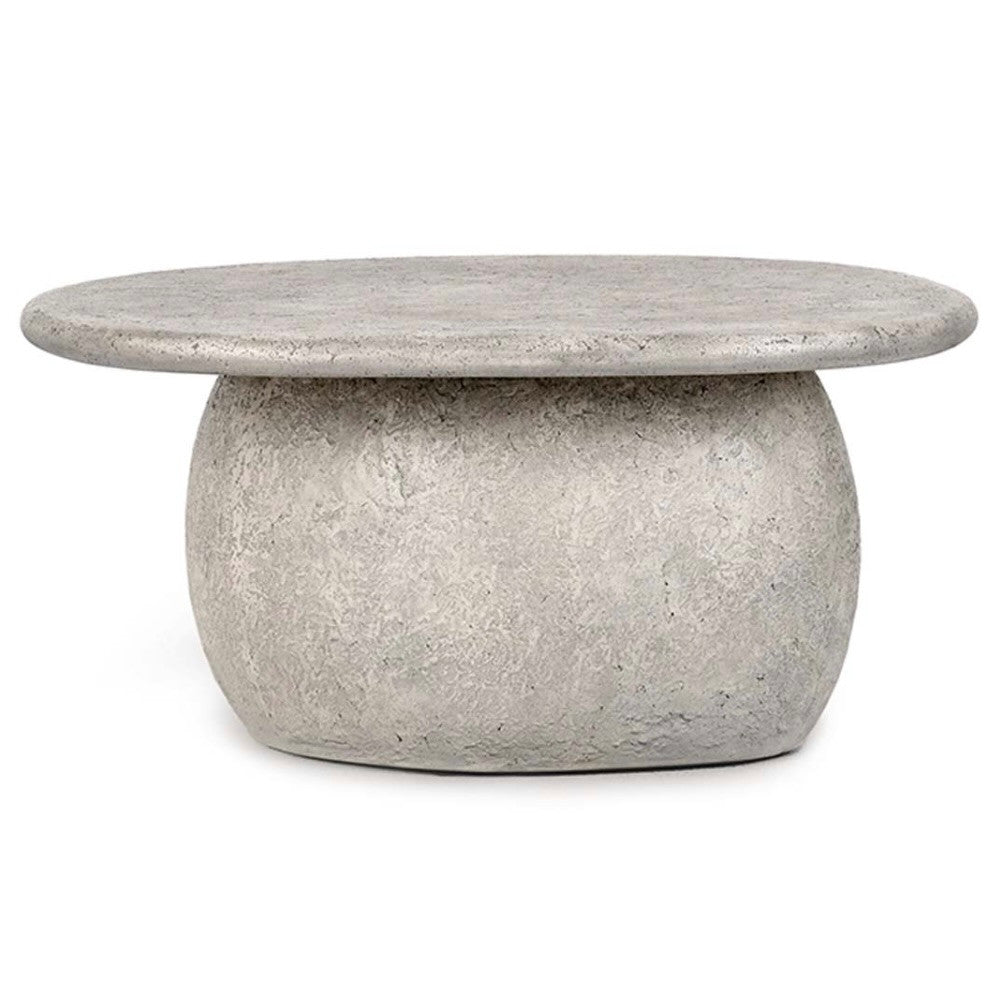 Rochester Concrete Round Outdoor Coffee Table 42"