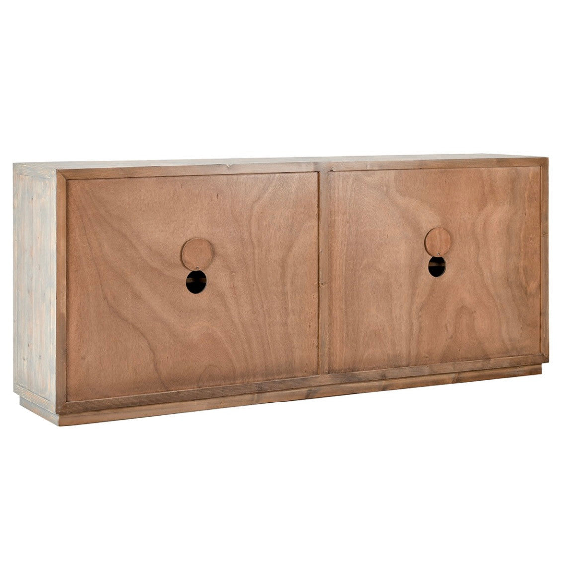 Chandler 4-Door Reclaimed Wood Sideboard in Antique Blue 84"