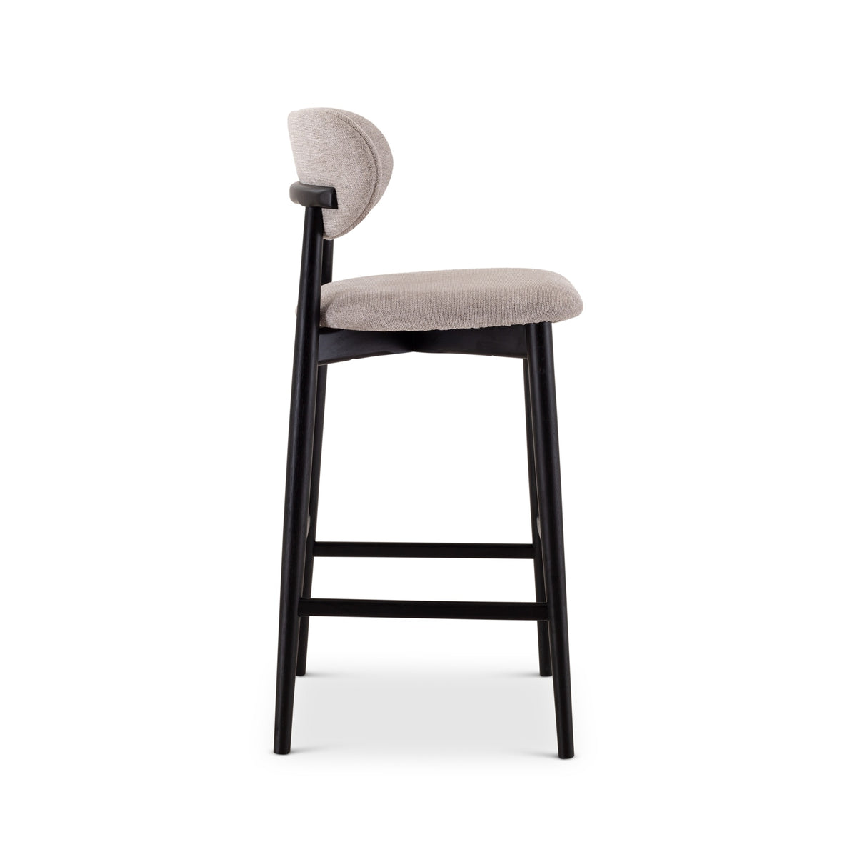 Lucia Bar Stool - Harvest Jute Seat - Ebano Frame by Urbia - detail 3