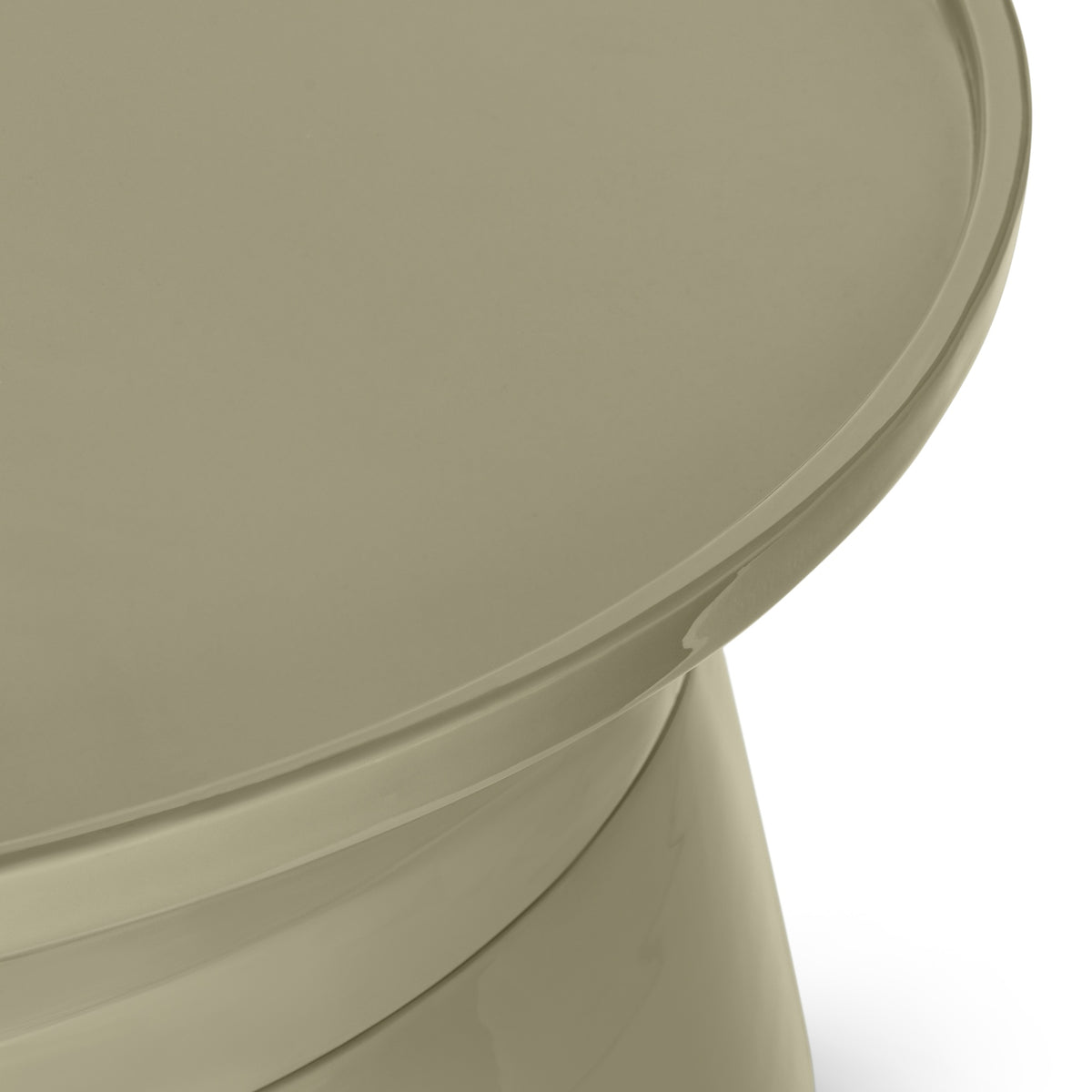 Sabine Enamel Coffee Table Sage Green by Urbia - detail 3