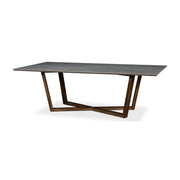 Double Pedestal Dining Table by Sarreid Ltd