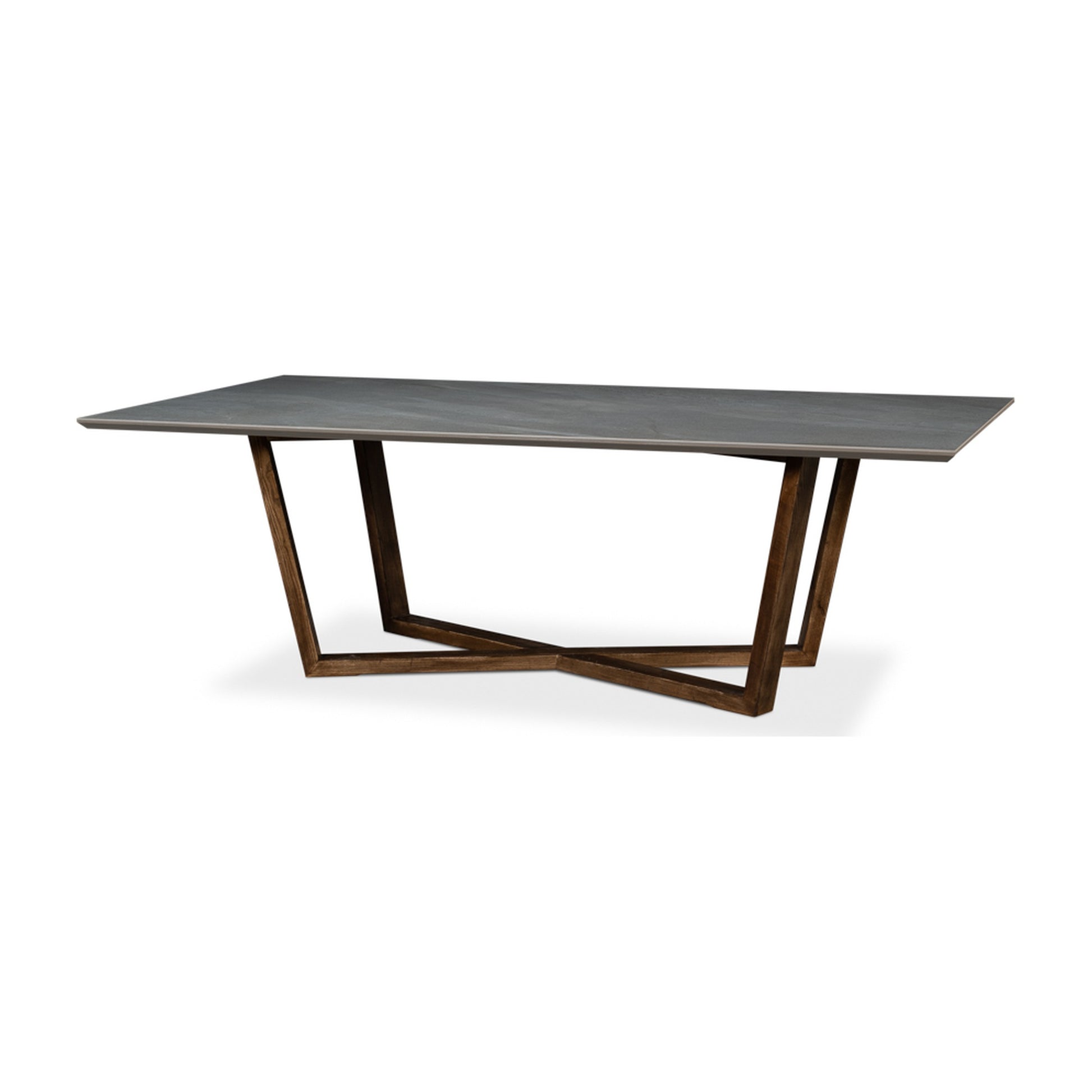 Double Pedestal Dining Table by Sarreid Ltd