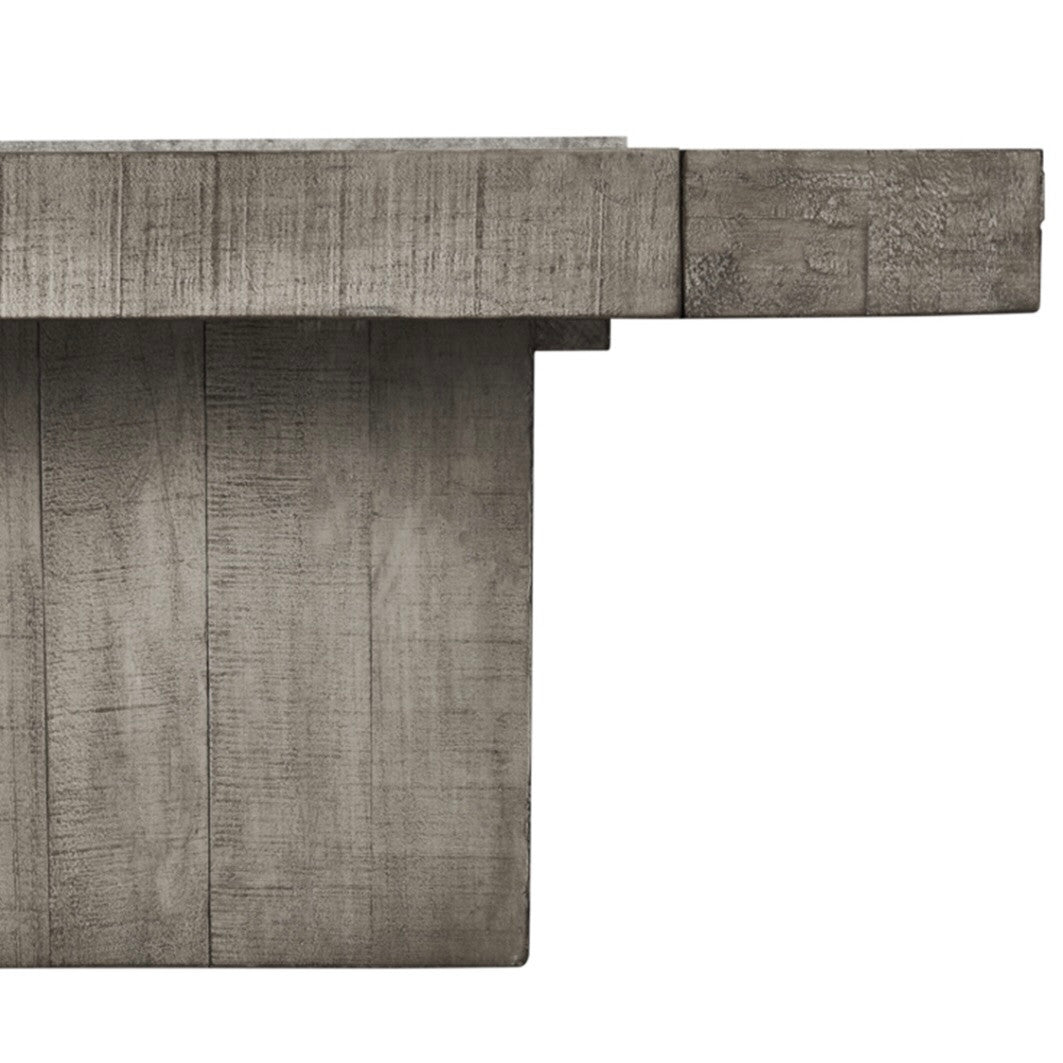 Scottsdale Reclaimed Wood and Concrete Coffee Table 60"