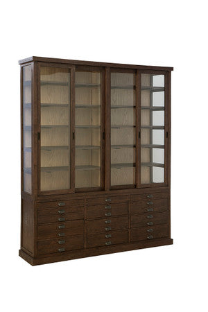 Brown Balmoral Display Cabinet - 75'