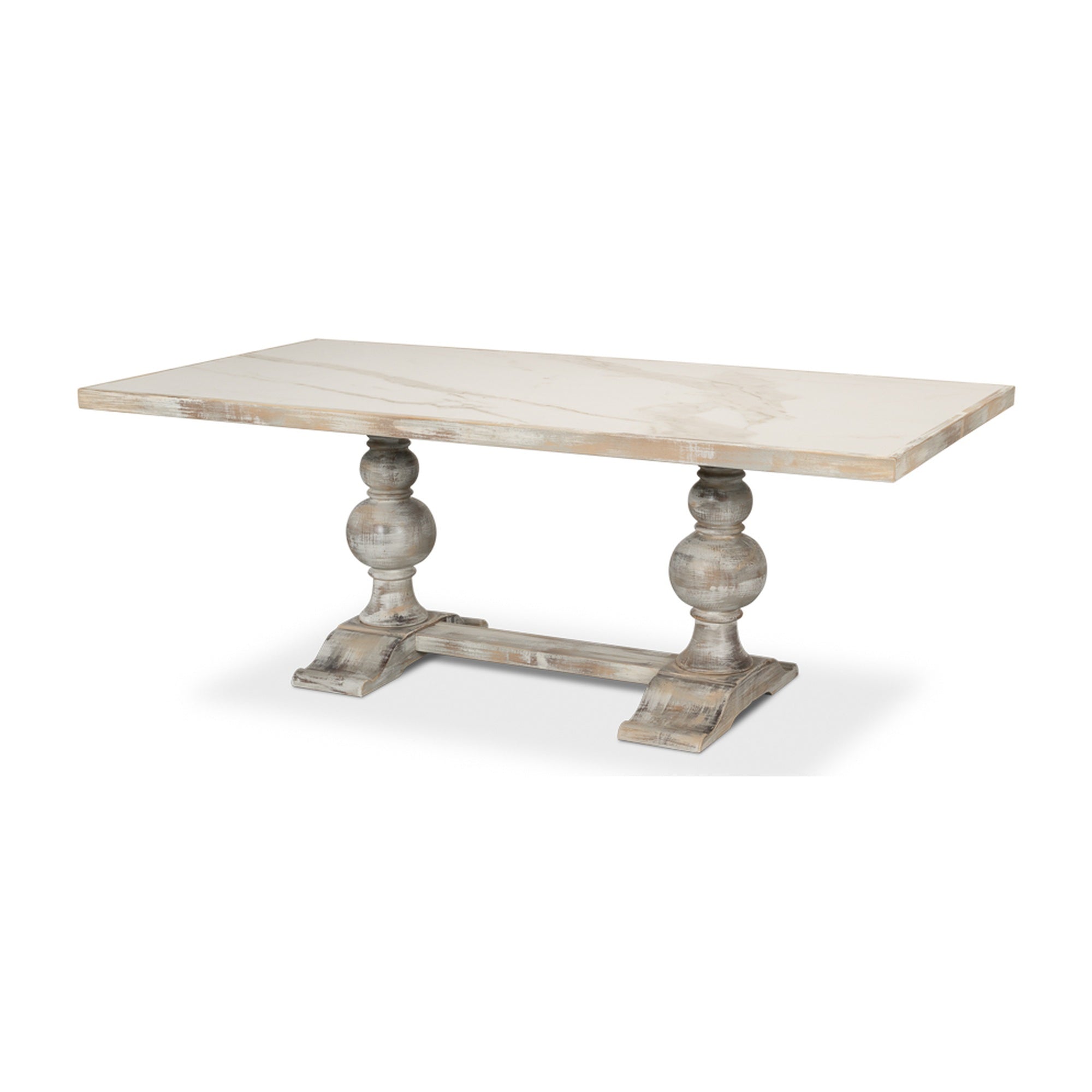 Small 81" Dining Table, As Shown by Sarreid Ltd