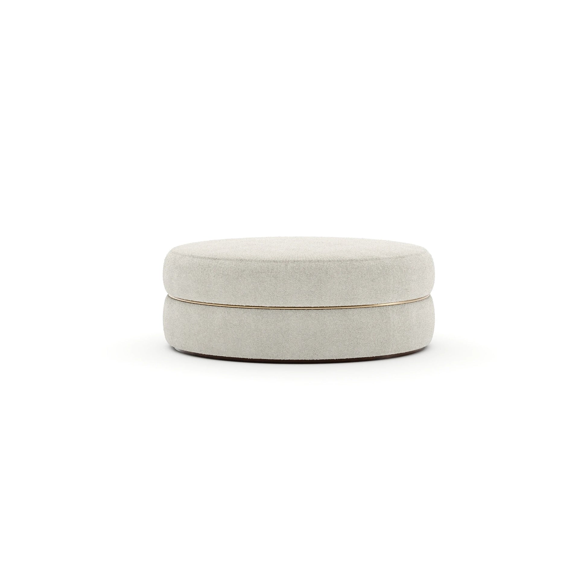 Smoosh Cocktail Ottoman Champagne Gold 42" by Caracole - view 2