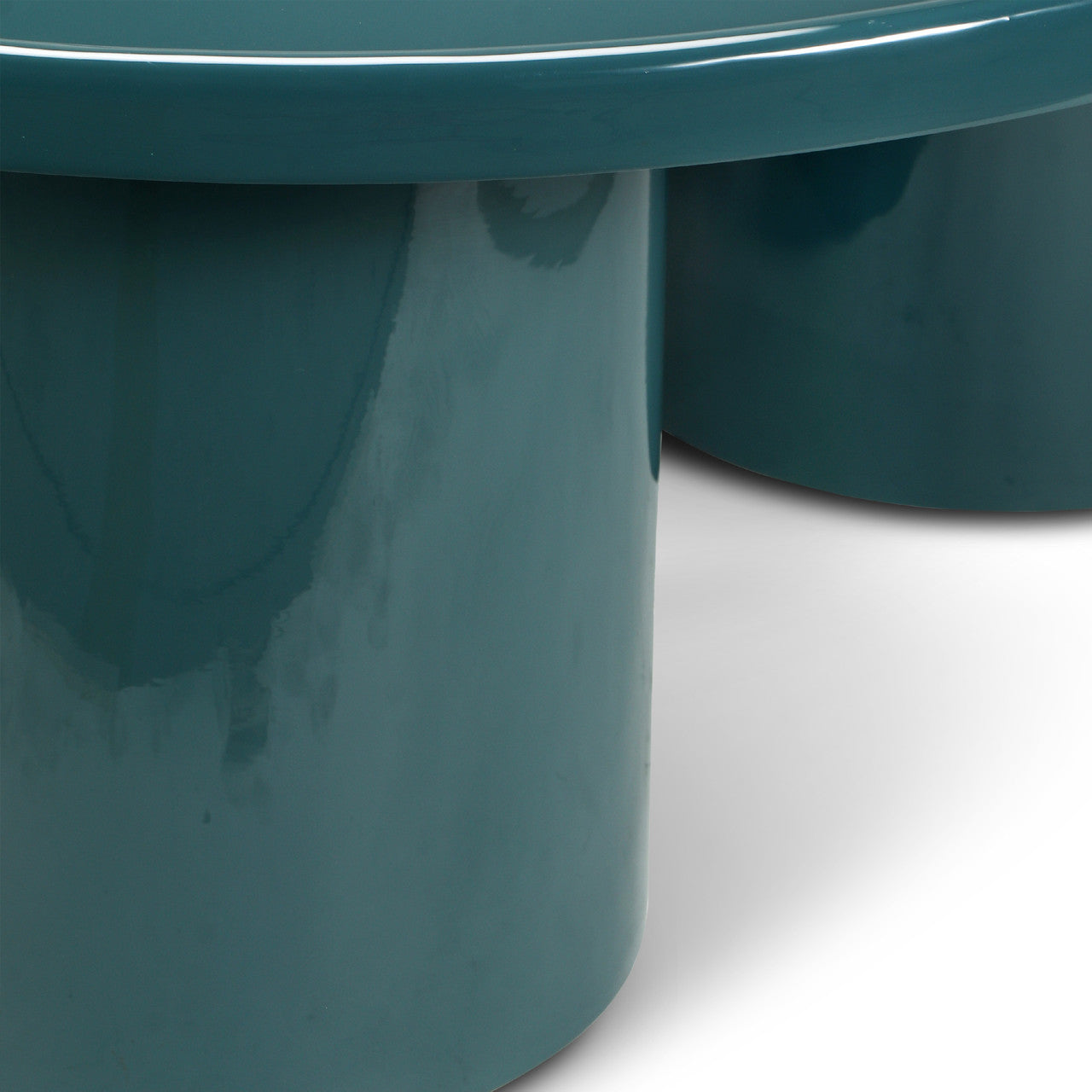 Eclat - Sofia Enamel Coffee Table - Aegean Teal