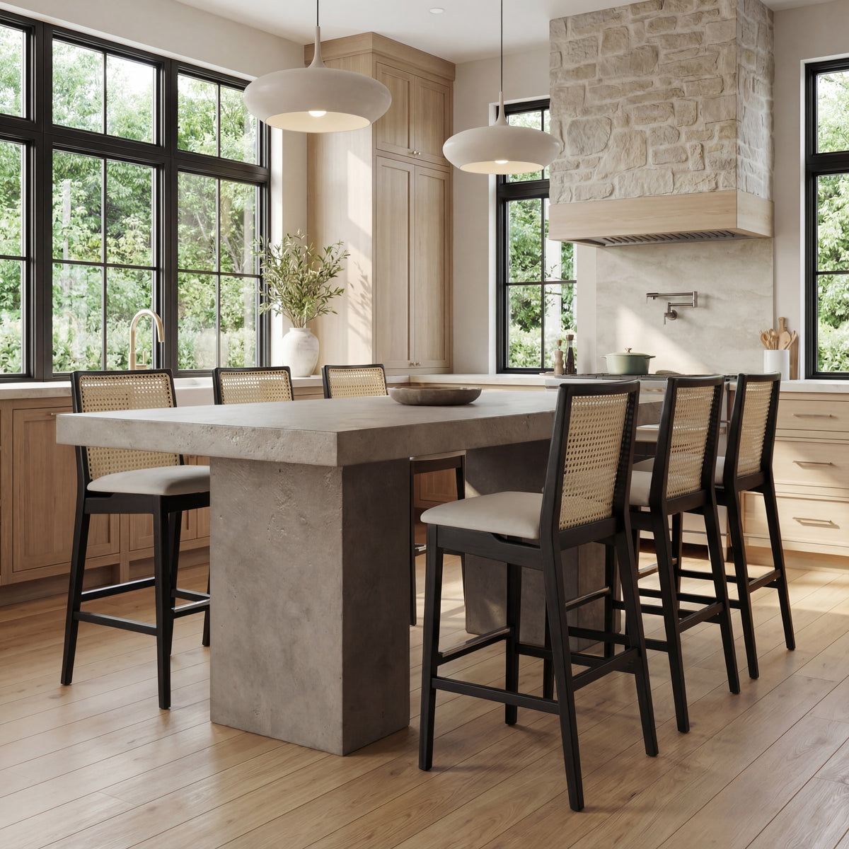 Nardia Cane Barstool by Urbia - detail 8