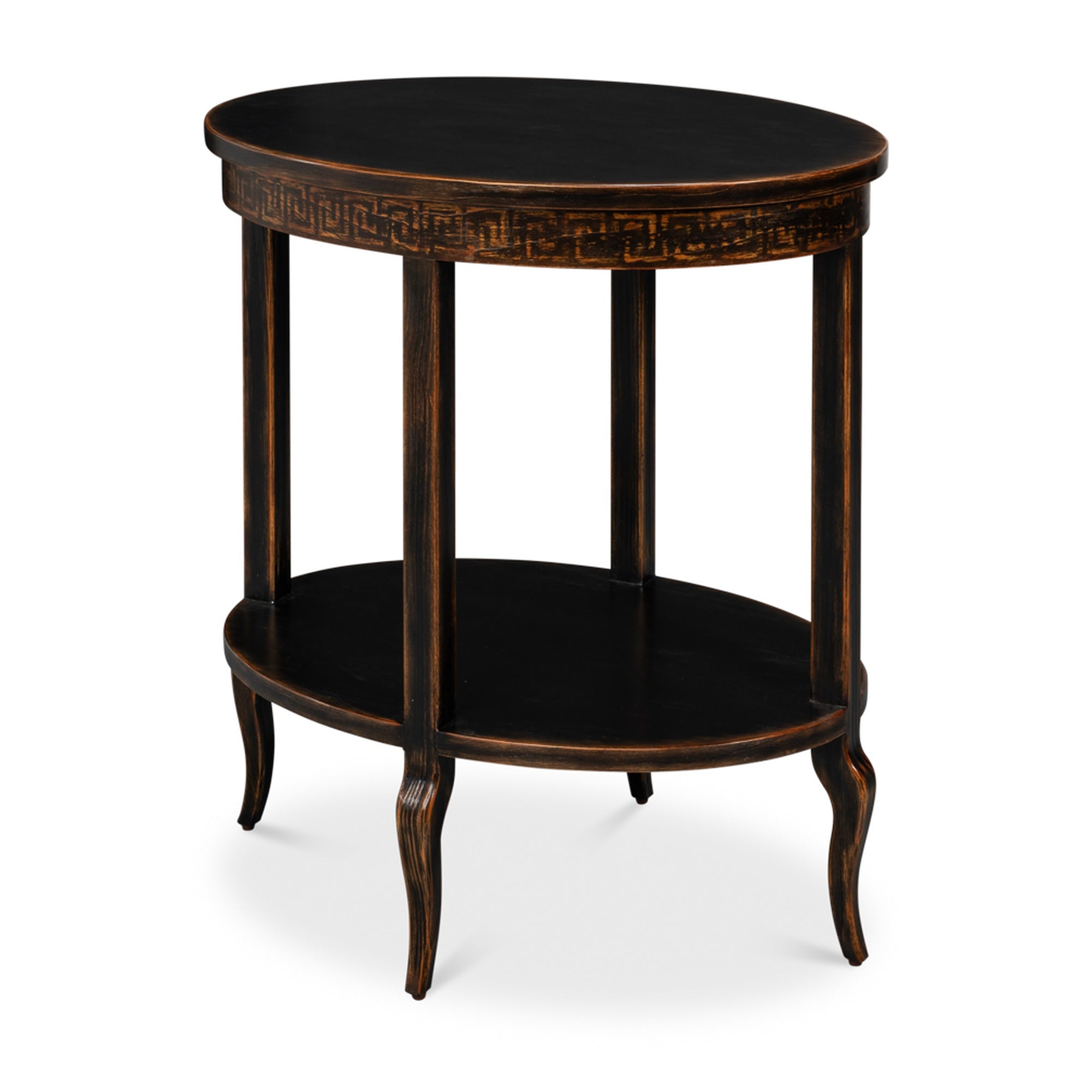 Golden Rim Side Table by Sarreid Ltd