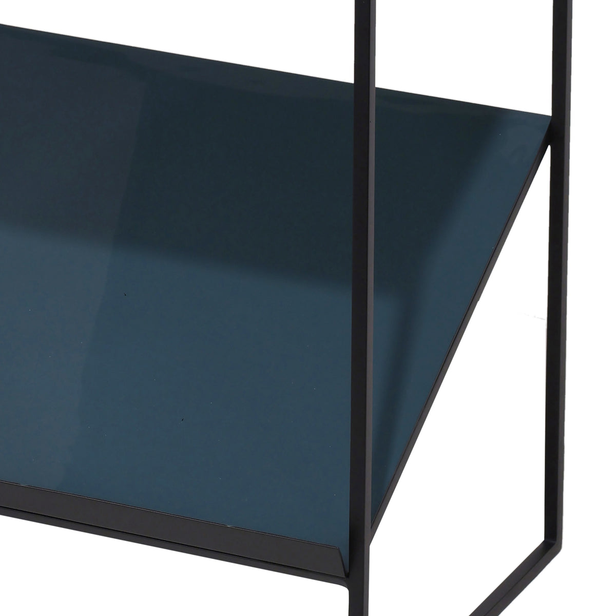 Naomi Enamel Magazine End Table Plum, Teal by Urbia - detail 3
