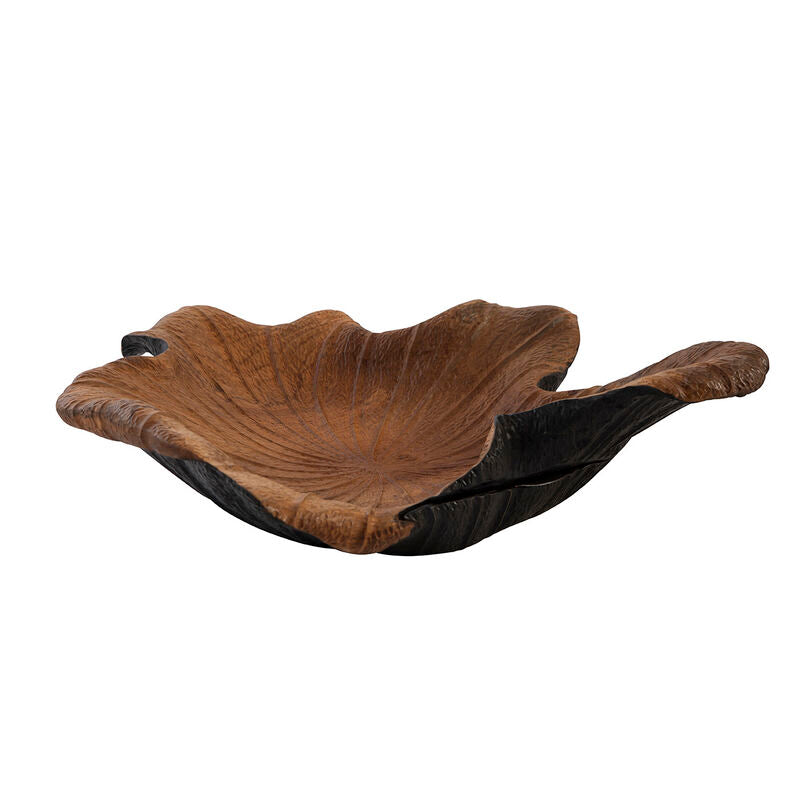 Black and Teak Bowl by Furniture Classics at ZIN Home