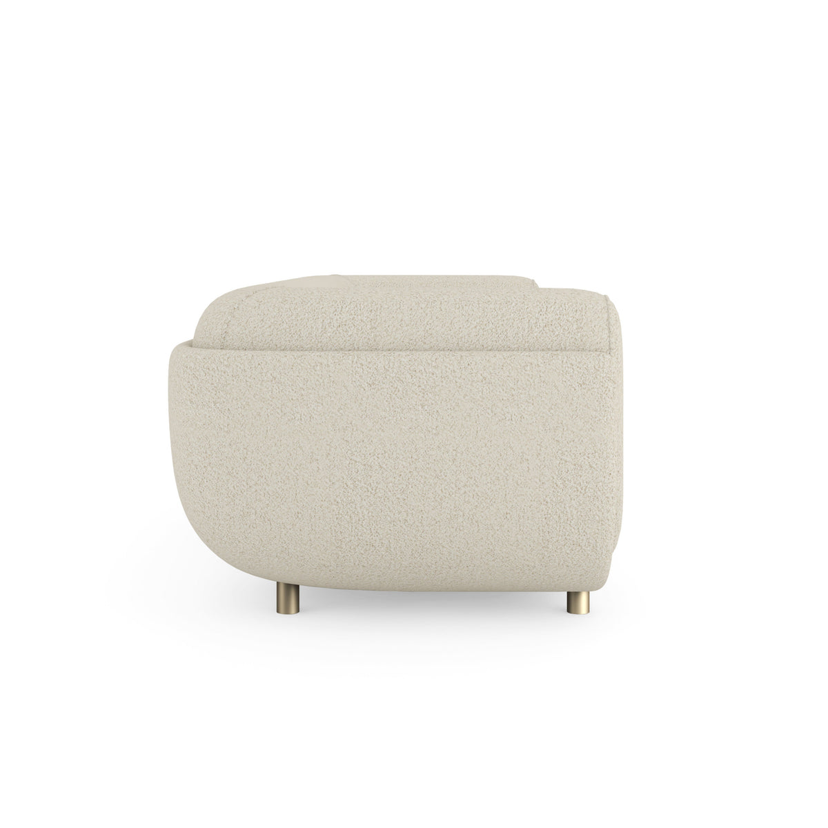 Cocoon Sofa Whisper of Gold 95" by Caracole - view 7