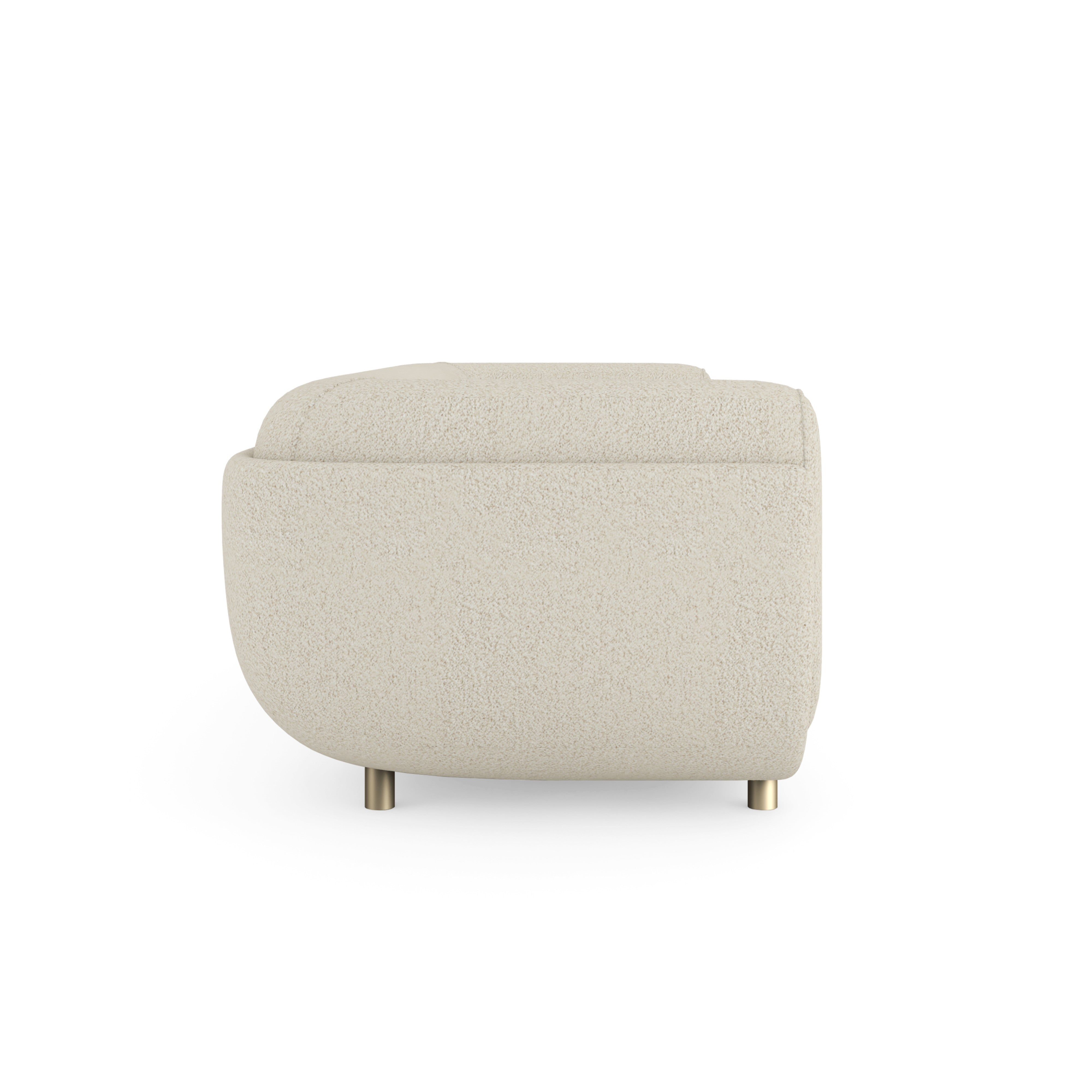Cocoon Sofa Whisper of Gold 95" by Caracole - view 7
