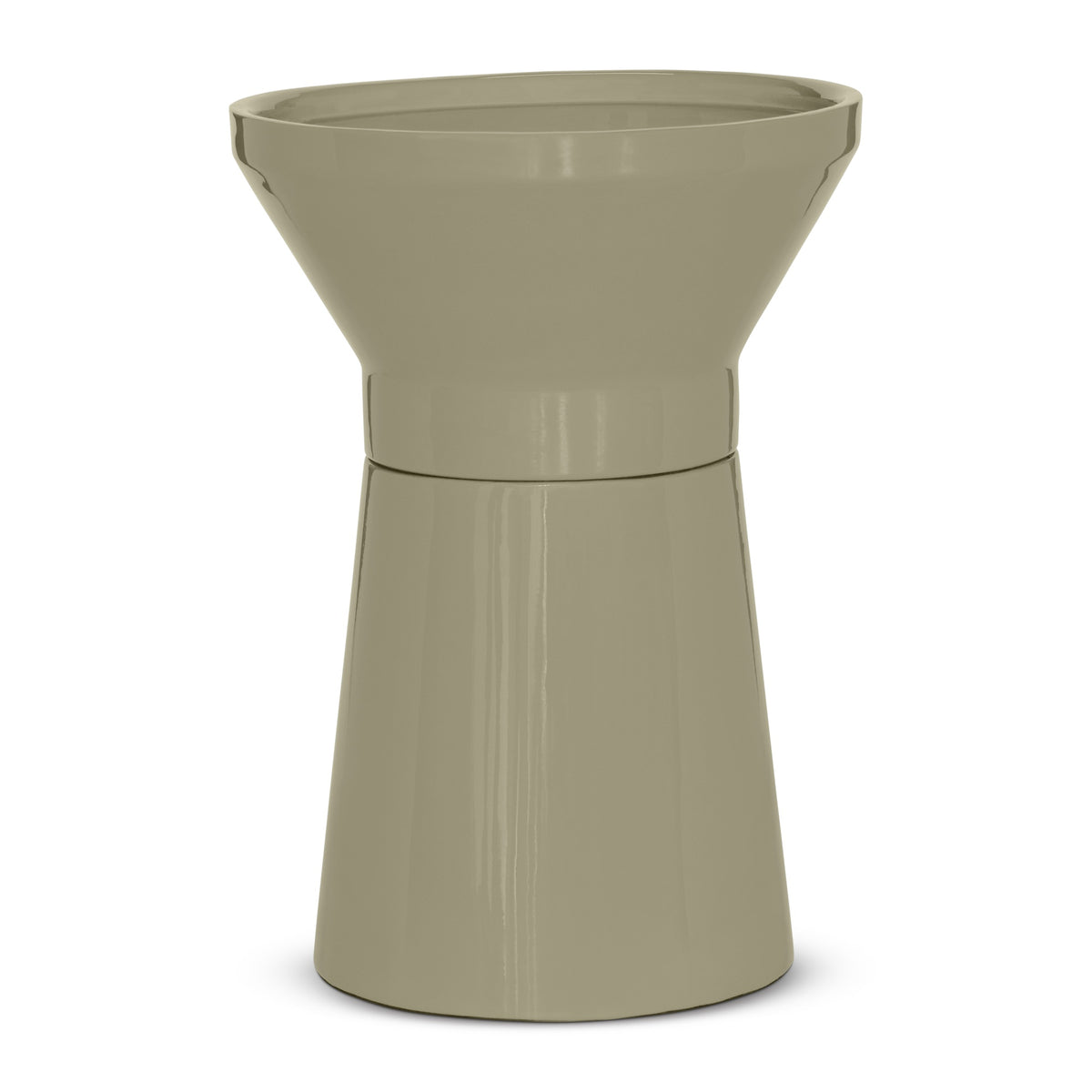 Sabine Enamel End Table Sage Green by Urbia - detail 2