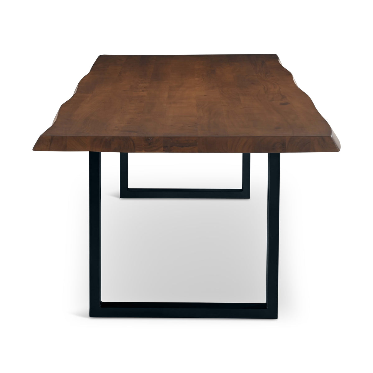 Brooks Dining Table U Base 40" x 116" Americano Top - Black Base by Urbia - detail 3