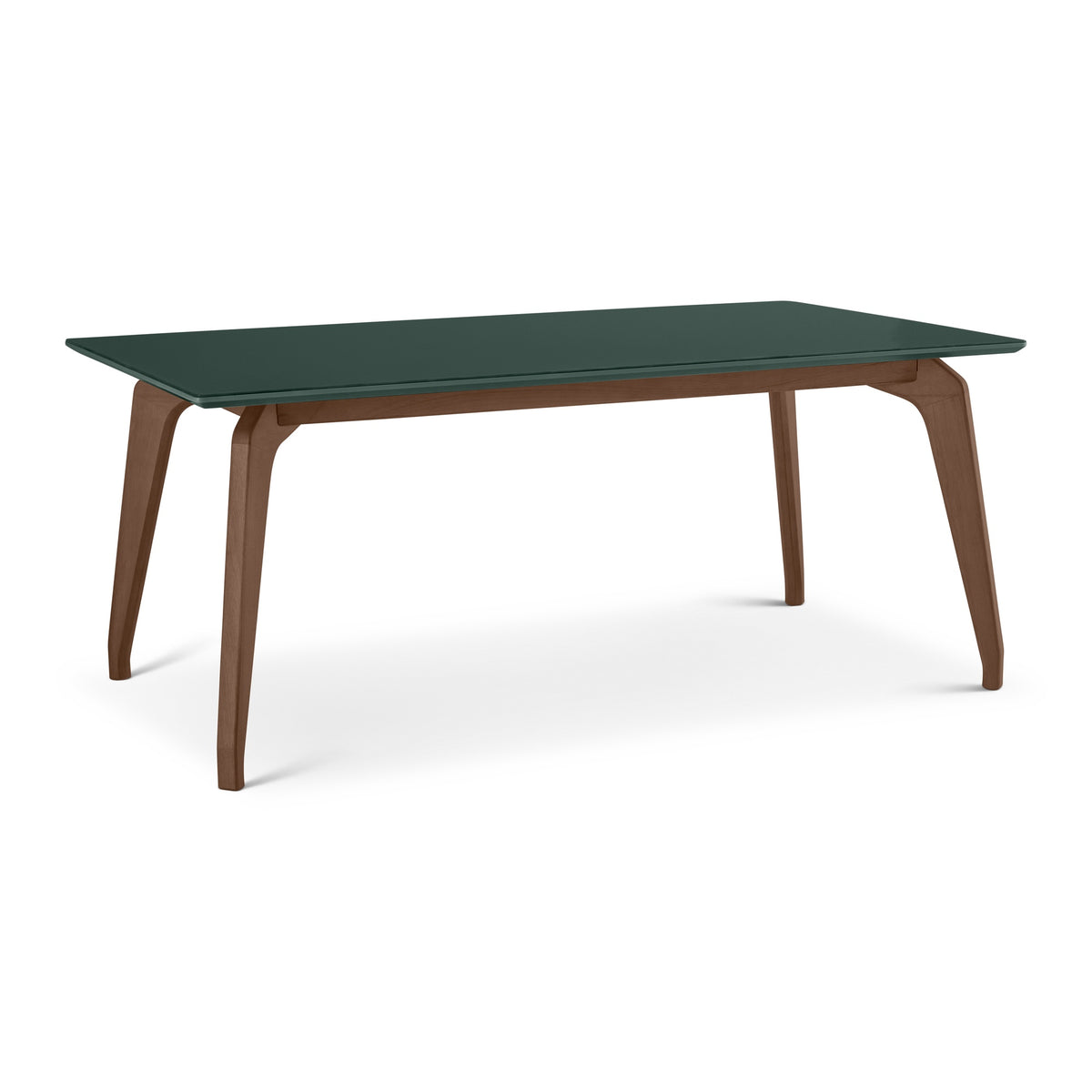 Giane Glass Top Dining Table Floresta, Nogal, 71" by Urbia - detail 3