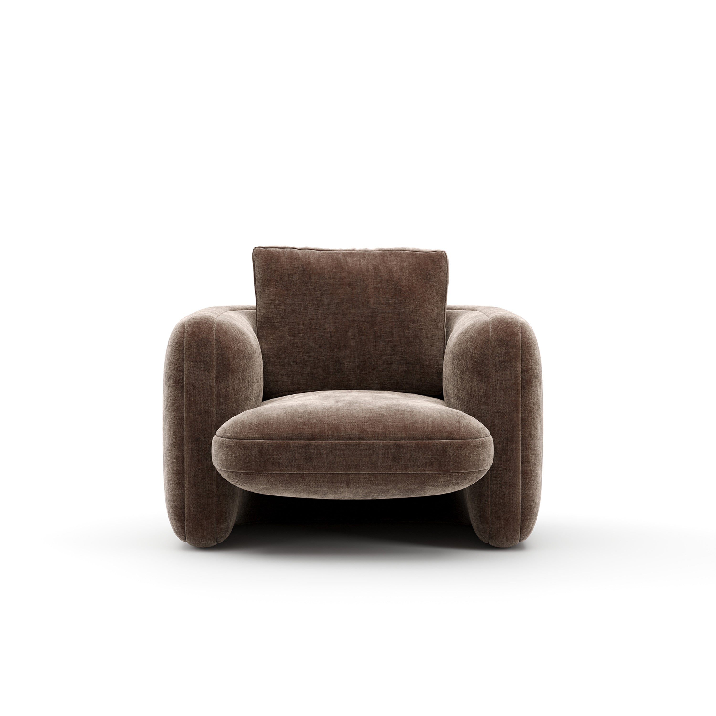 Overlap Accent Chair 43" by Caracole - view 2