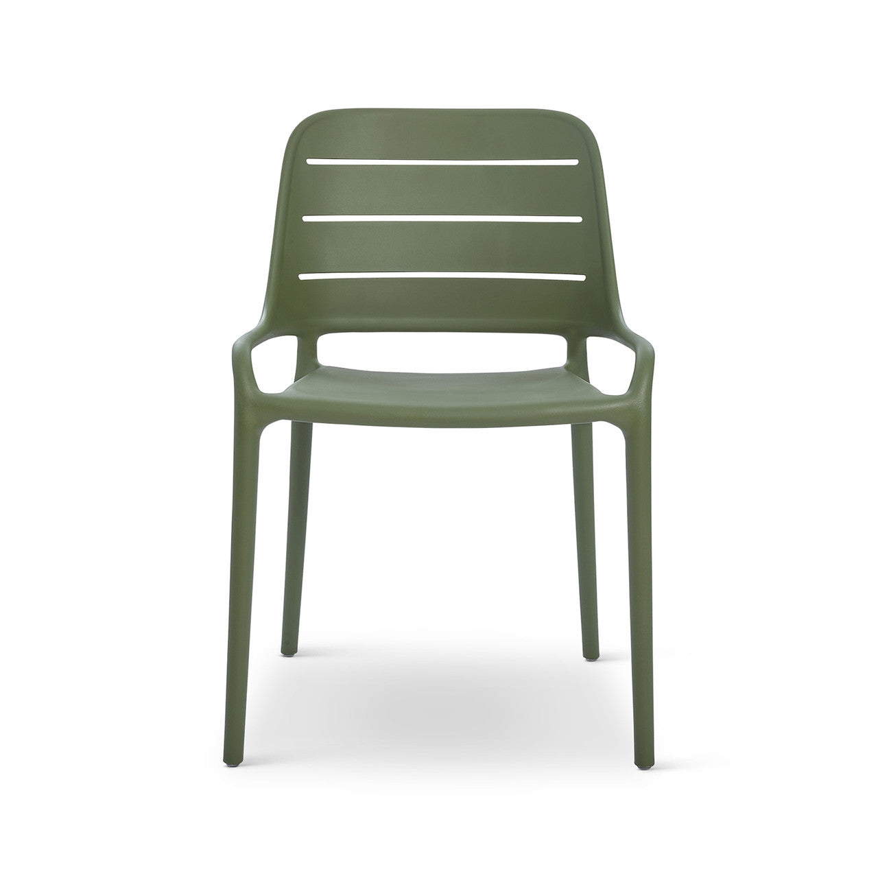 Jasper Outdoor Stacking Chair (Set of 4) - Army Green