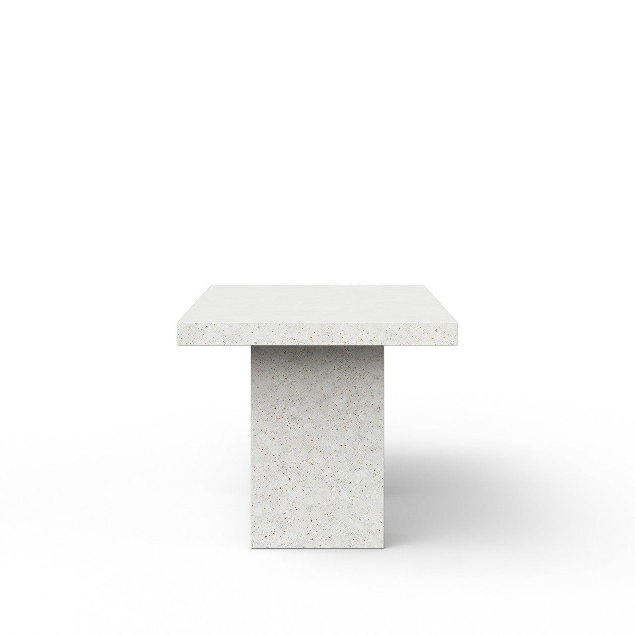 Mixx - Elcor - Bar Height Dining Table - 47" x 95" - Ivory Terrazzo