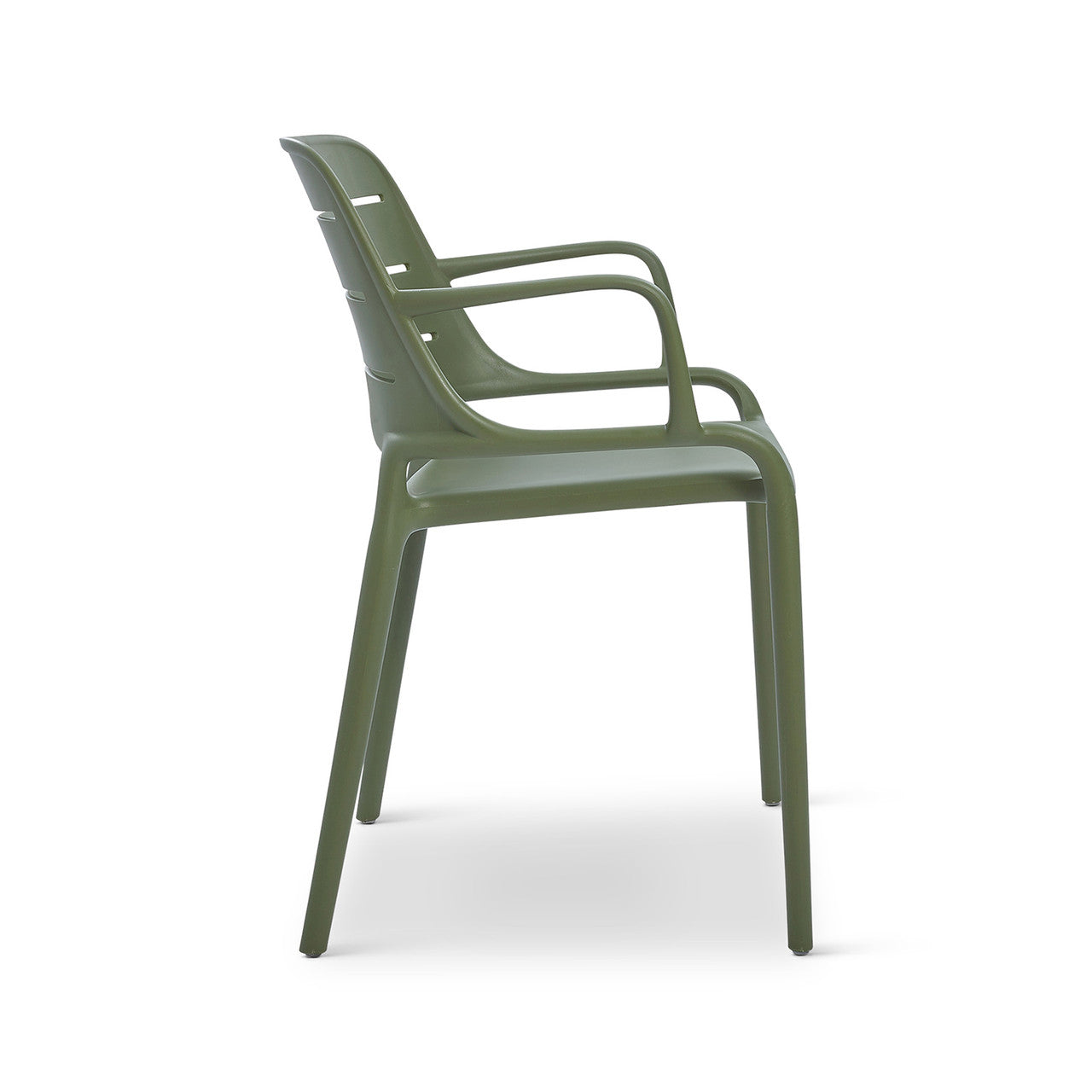 Jasper Outdoor Stacking Armchair (Set of 4) - Army Green