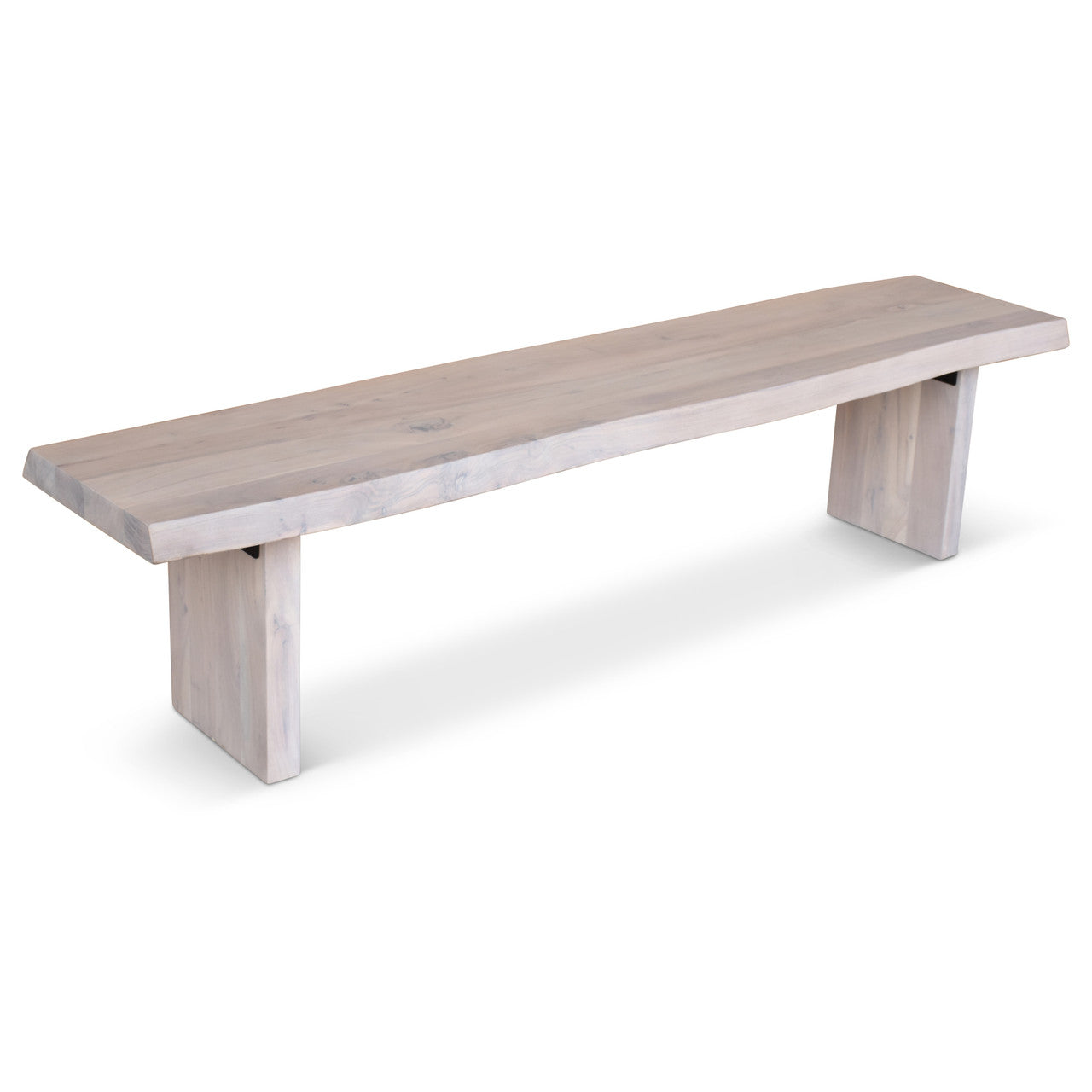 Brooks - Bench - 102" - White Wash Frame