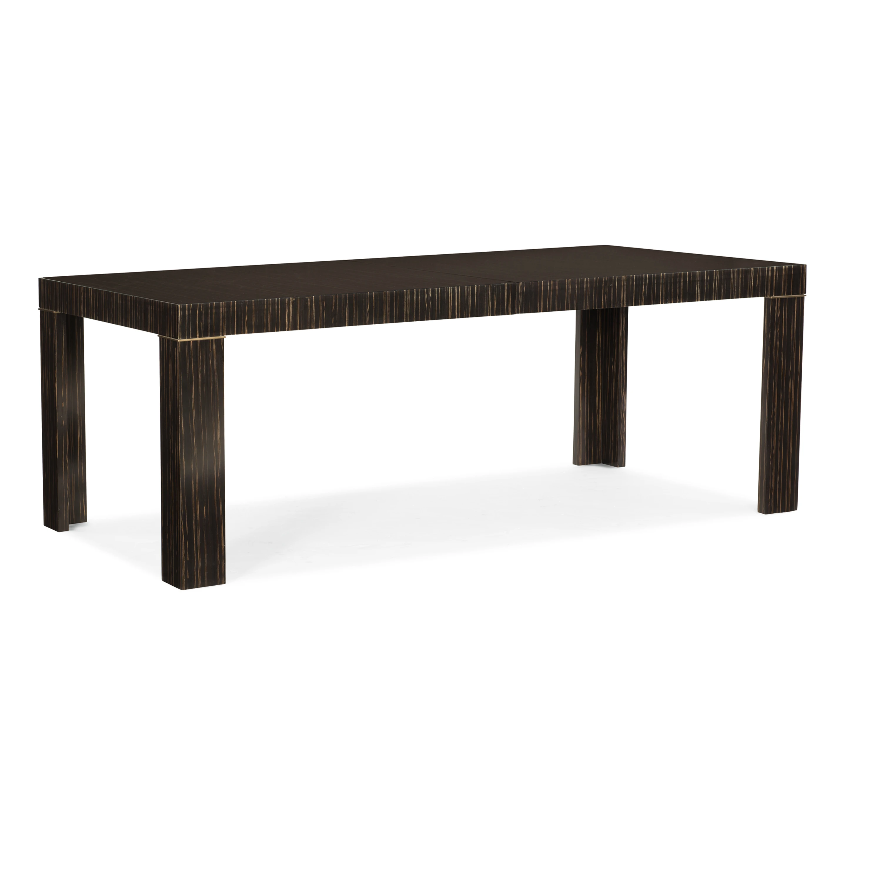Edge Dining Table Lucent Bronze Metallic Paint 80" by Caracole - view 5